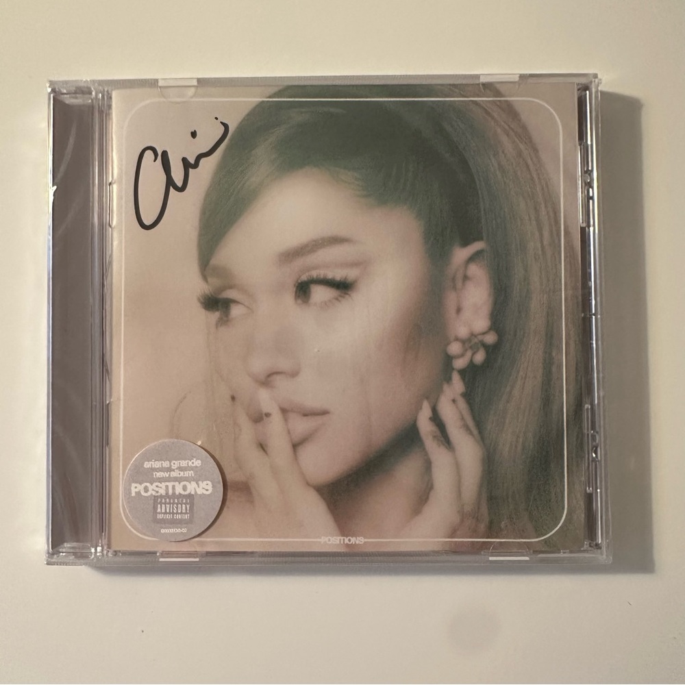 SOLD | Ariana Grande Signed Positions CD